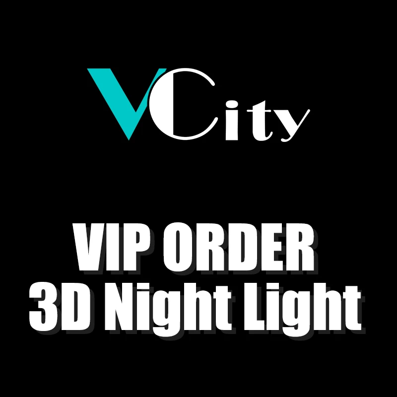 VCity VIP заказ 3D светильник|Ночники| |