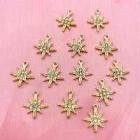 10pcs alloy star charms pendant earring charm for women jewelry earring diy jewelry making accessories necklace handmade crafts