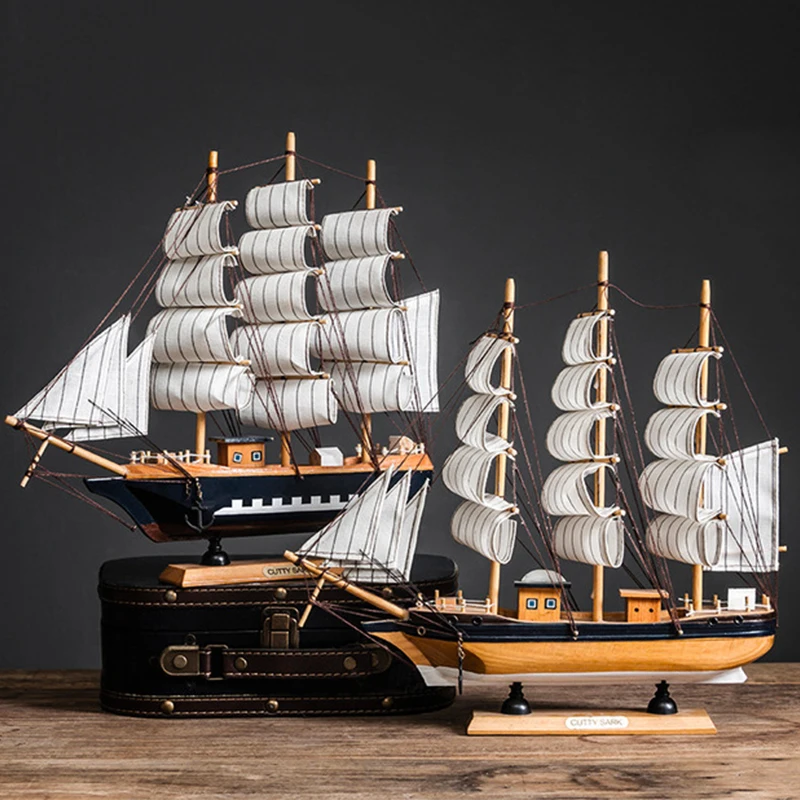 Креативная Парусная модель домашний декор деревянная дорожного движения