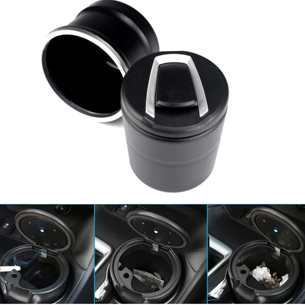 Пепельница 2 в 1 со светодиодный ъемной подсветильник кой и крышкой|Пепельница