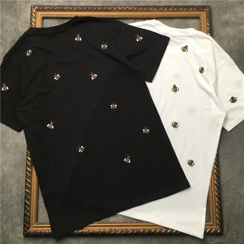 DUYOU 100% cotton Men T-Shirt Male casual T shirt Homme Summe embroidery design t-Shirts Men's Tee Shirts Man Clothes | Мужская