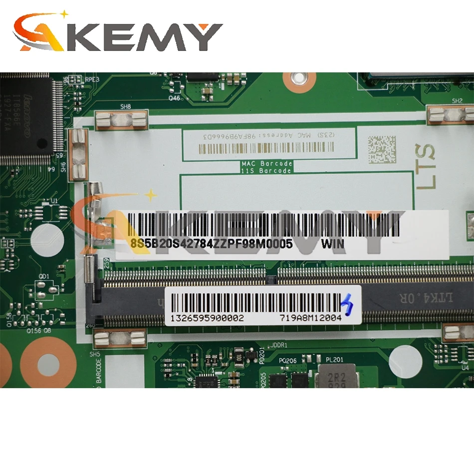 

NM-C511 For Lenovo IdeaPad S145-14API portable motherboard NM-C511 with CPU R5 3500U and 4G DDR4 100% test work Mainboard