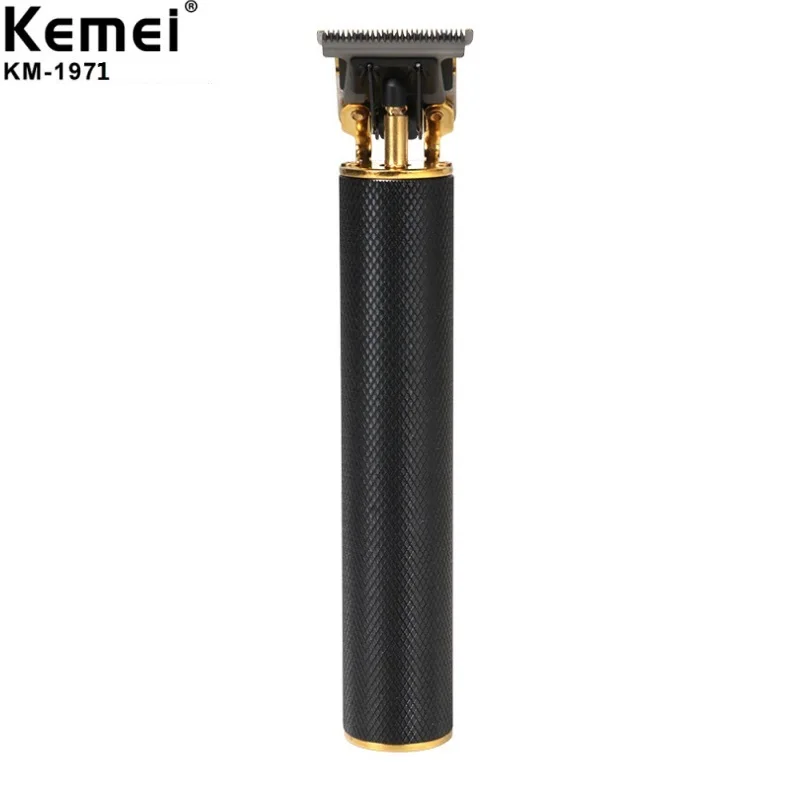 

Kemei KM-1971 Electric Hair Trimmer Rechargeable Cordless For Men Beard Trimmer 0mm Baldheaded Hair Clipper Cutting Machine