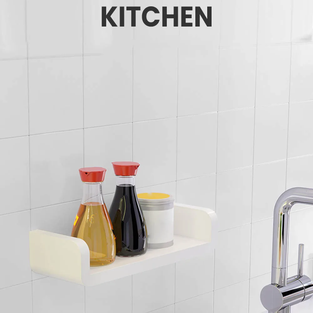 Настенная полка для ванной комнаты черного цвета аксессуары угловая душа