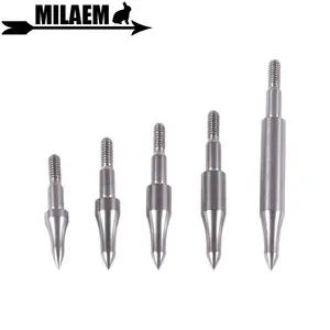 Наконечники стрел для стрельбы из лука, стальные наконечники, винт с широкой головкой, аксессуары для стрельбы, 12 шт., 75-100-125-200-250-300gr