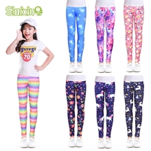 Slaixiu-leggings con estampado de flores para niña...