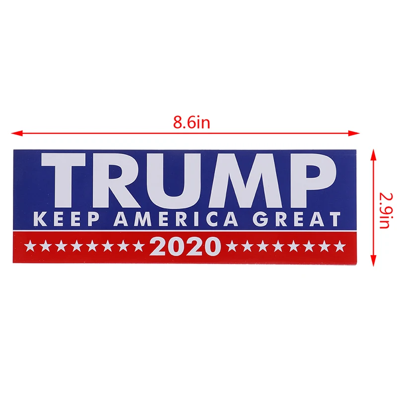 

10pcs/set DIY Removable Car Sticker Accessories PVC For President 2020 Bumper Styling Car Body Exterior Donald Decoration Trump