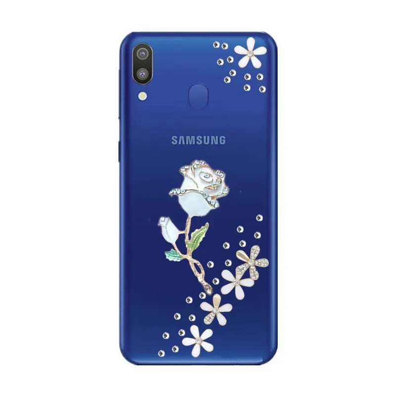 Роскошный сверкающий чехол с кристаллами для samsung Galaxy M40 M30 M20 M10 S10E S10 плюс J8 J7 J3 2018 J6