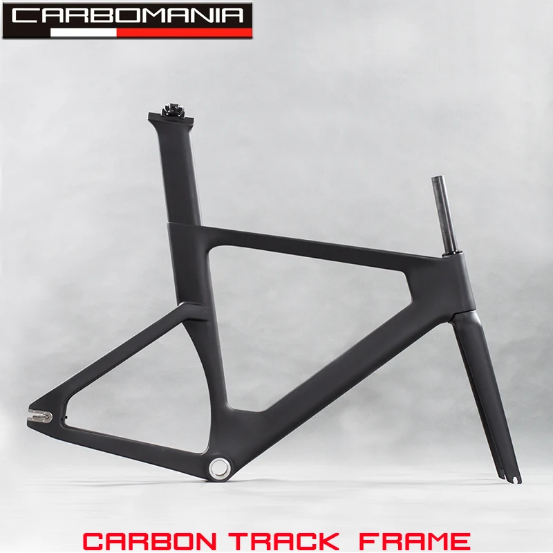 

Карбоновая рама для велосипеда, полностью карбоновая рама + вилка + подседельный штырь, велосипедная Рама с фиксированной передачей, односк...