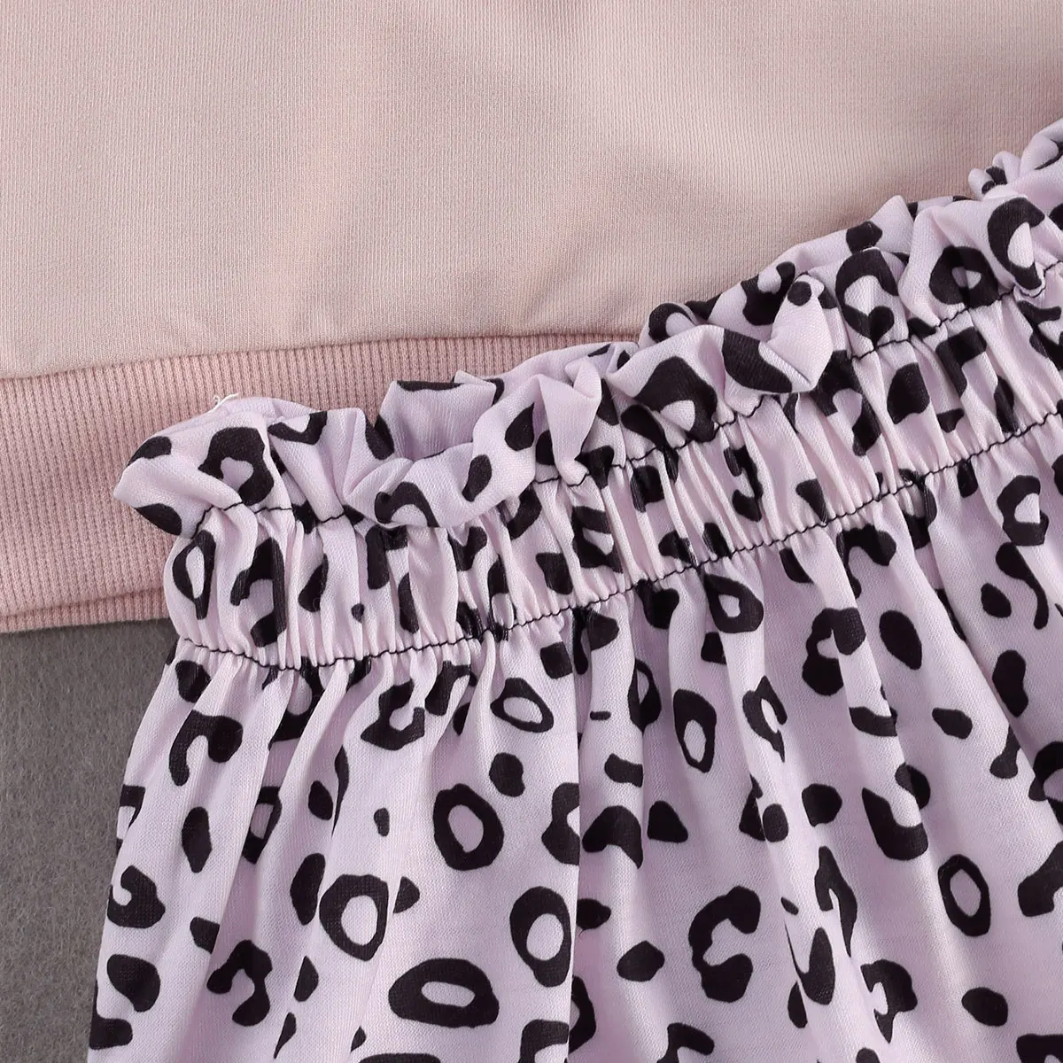 

Ma&Baby 2-6Y Autumn Winter Toddler Kid Child Girls Clothes Set Ruffles Long Sleeve Pullover Top Leopard Skirts Children Outfits
