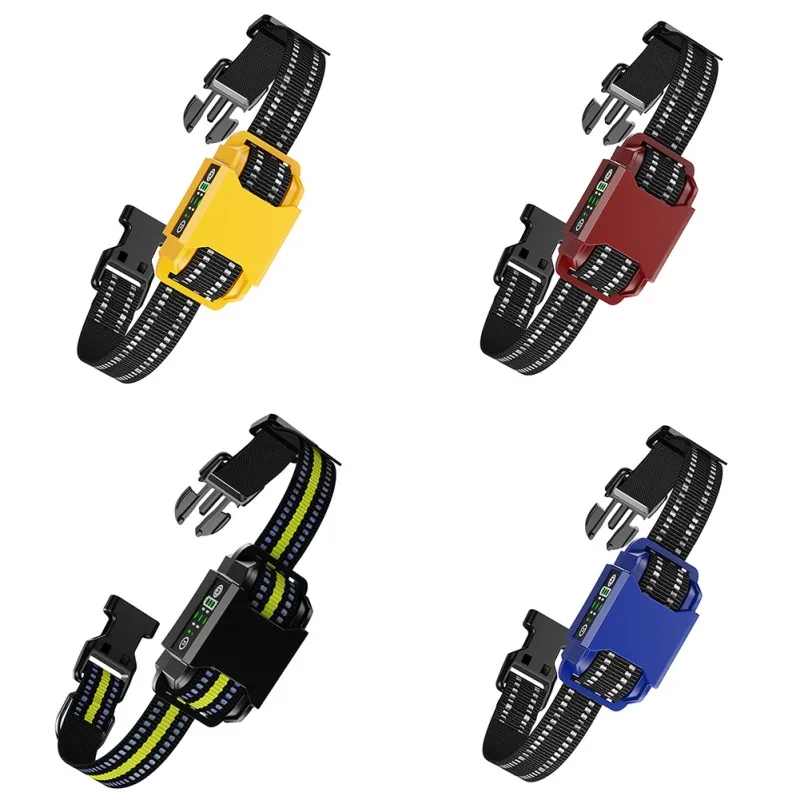 

Dog Stop Barking Device With Shock Vibration Anti Barking Stop Bark Training Device Pet Bark Arrest Dog Training Accessories New