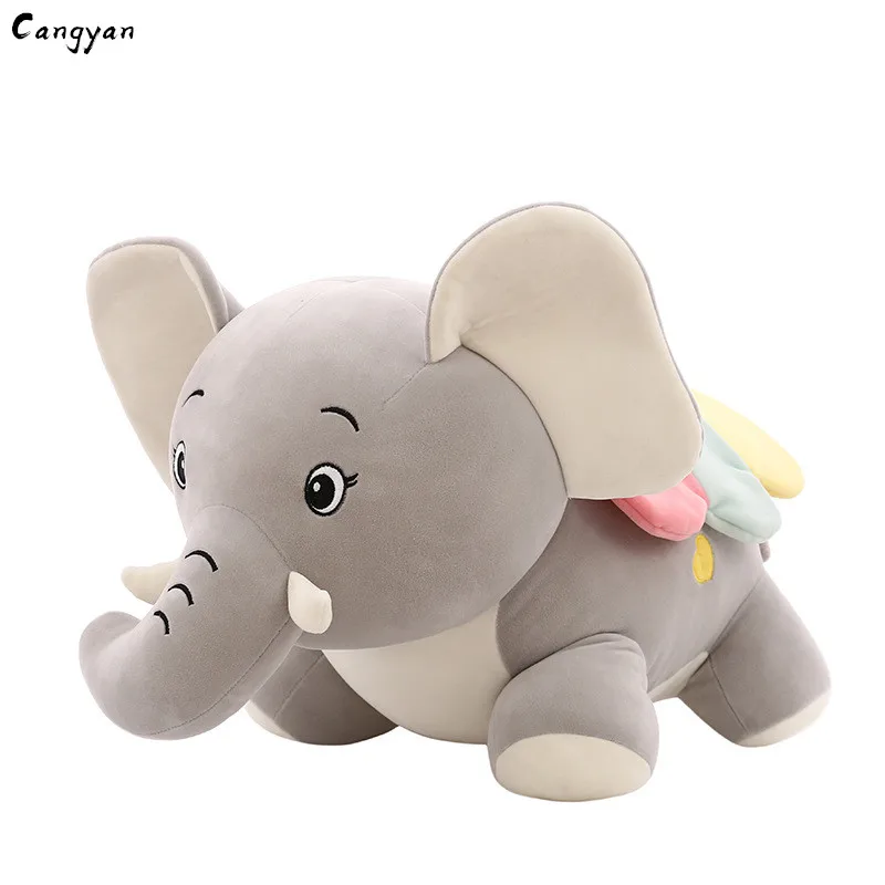 Милая длинная рука Крылатый слон с крыльями плюшевая игрушка кукла подарок на