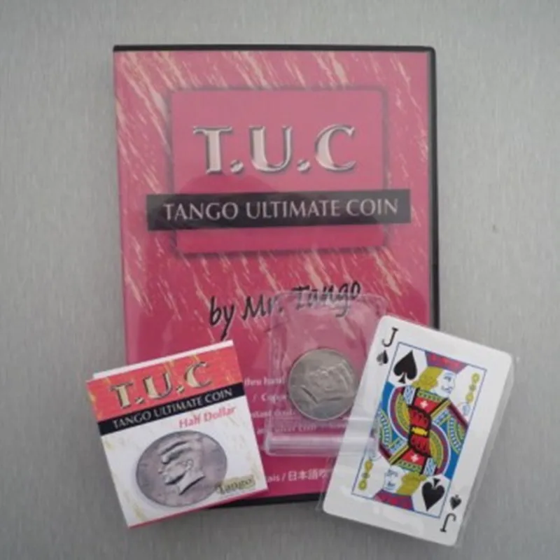 T.U.C Tango Ultimate Coin (размер половины доллара) трюк монета магические трюки крупный