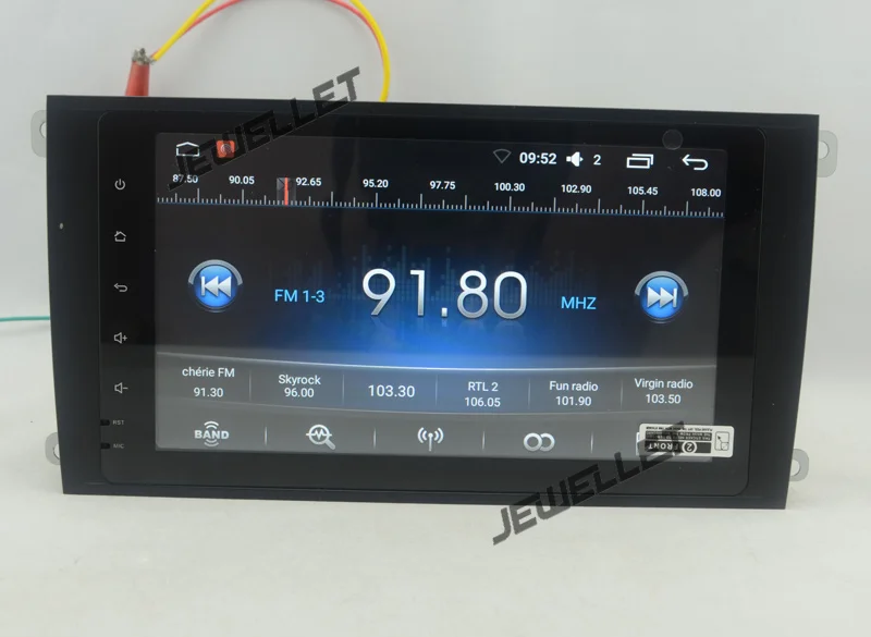 

10.1" rotate screen quad core 1024*600 HD screen android 8.1 Car GPS radio Navigation for Porsche Cayenne 2002-2010