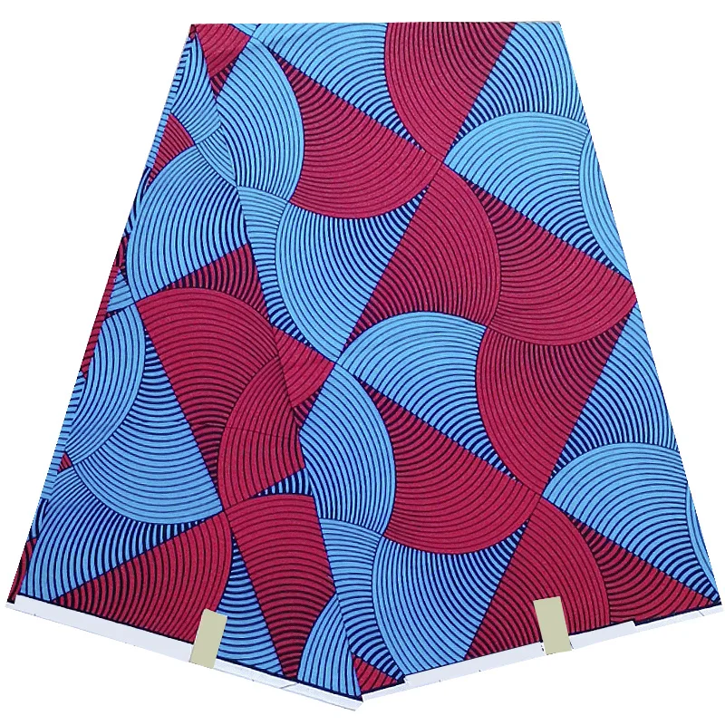 Белый цвет классический Африканский 100% хлопок Высокое качество воск печать