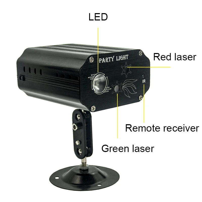 Диско-светильник с движущейся головкой мини-диджейский светильник сценический