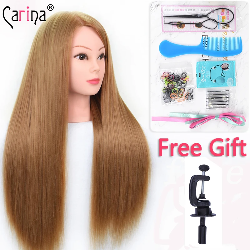 Синтетические 65 см профессиональные тренировочные головки с длинными густыми