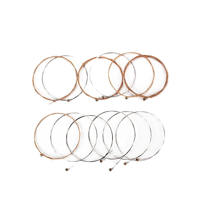 12Pcs Guitar Strings Replacement 12 Electric Set with Screw Kit (9 Types) | Спорт и развлечения