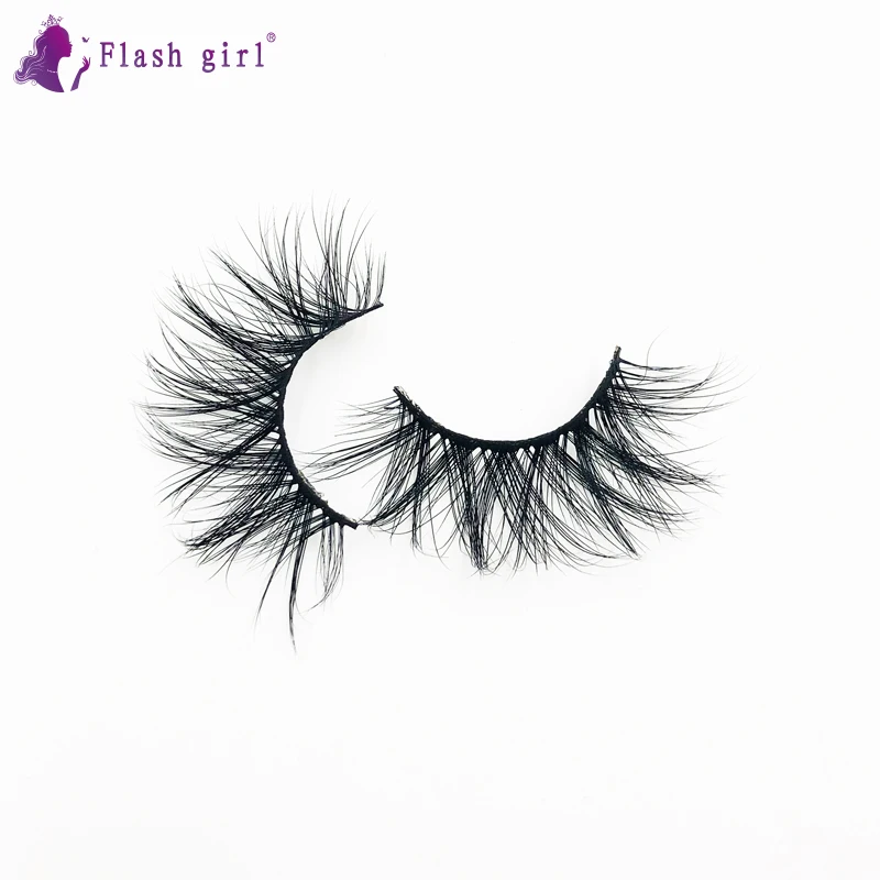 Flash girl 10 стилей D09 Лидер продаж 3D настоящая норковая полная полоса ресниц частная