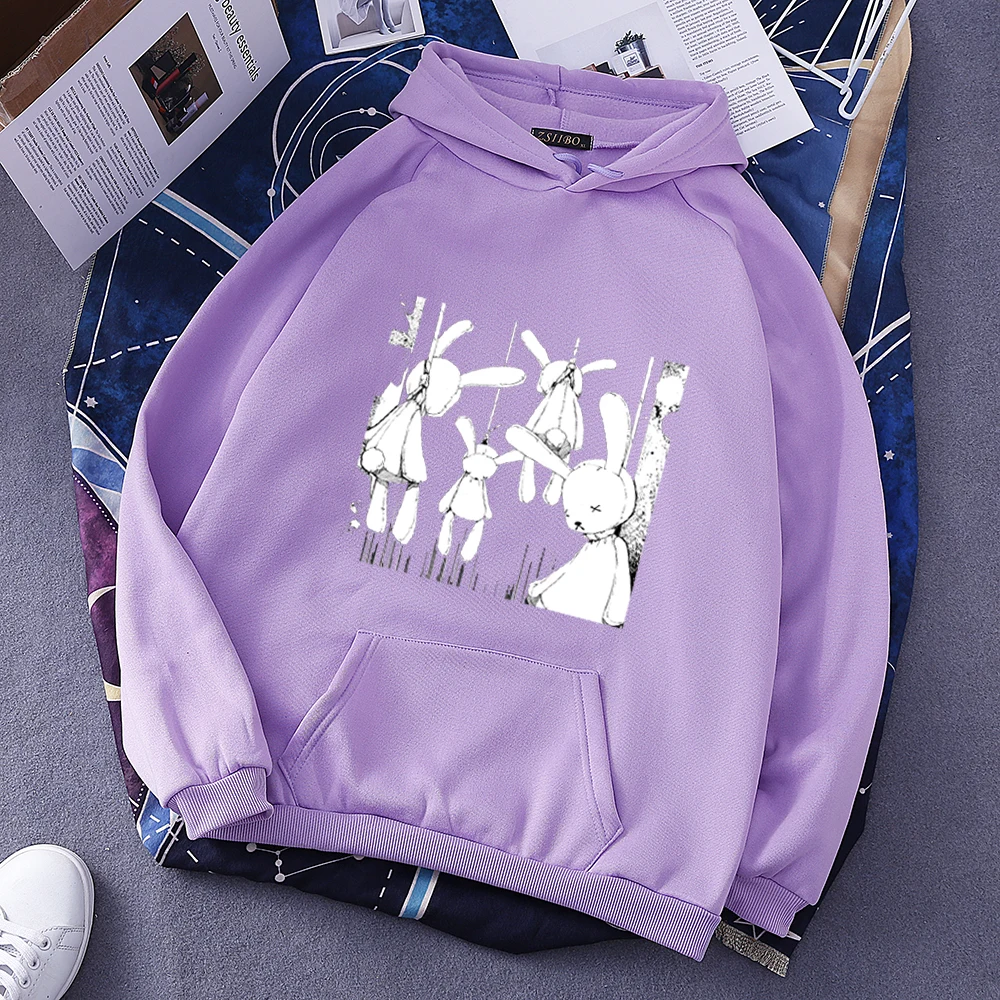 

2021 Women's Hoodie 3d Printed Rabbit Pattern Printed Hoodie Sweatshirt