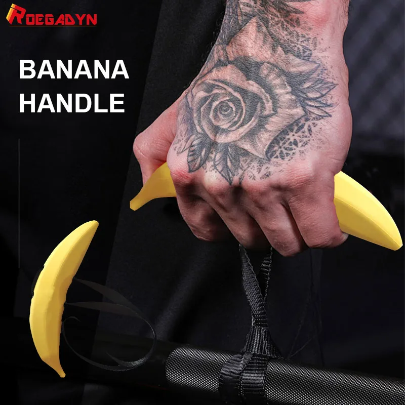 

ROEGADYN оборудование для тренажерного зала для дома, банановая ручка, аксессуары для фитнеса, тренировочное оборудование для бодибилдинга мышц, тренажерный зал, тренажерный зал