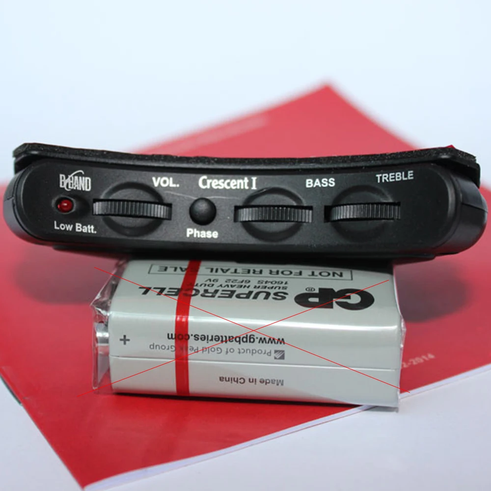 B BAND CRESCENT One B-BAND CRESCENT-1 Акустическая гитара звукосниматель с Endpin Jack