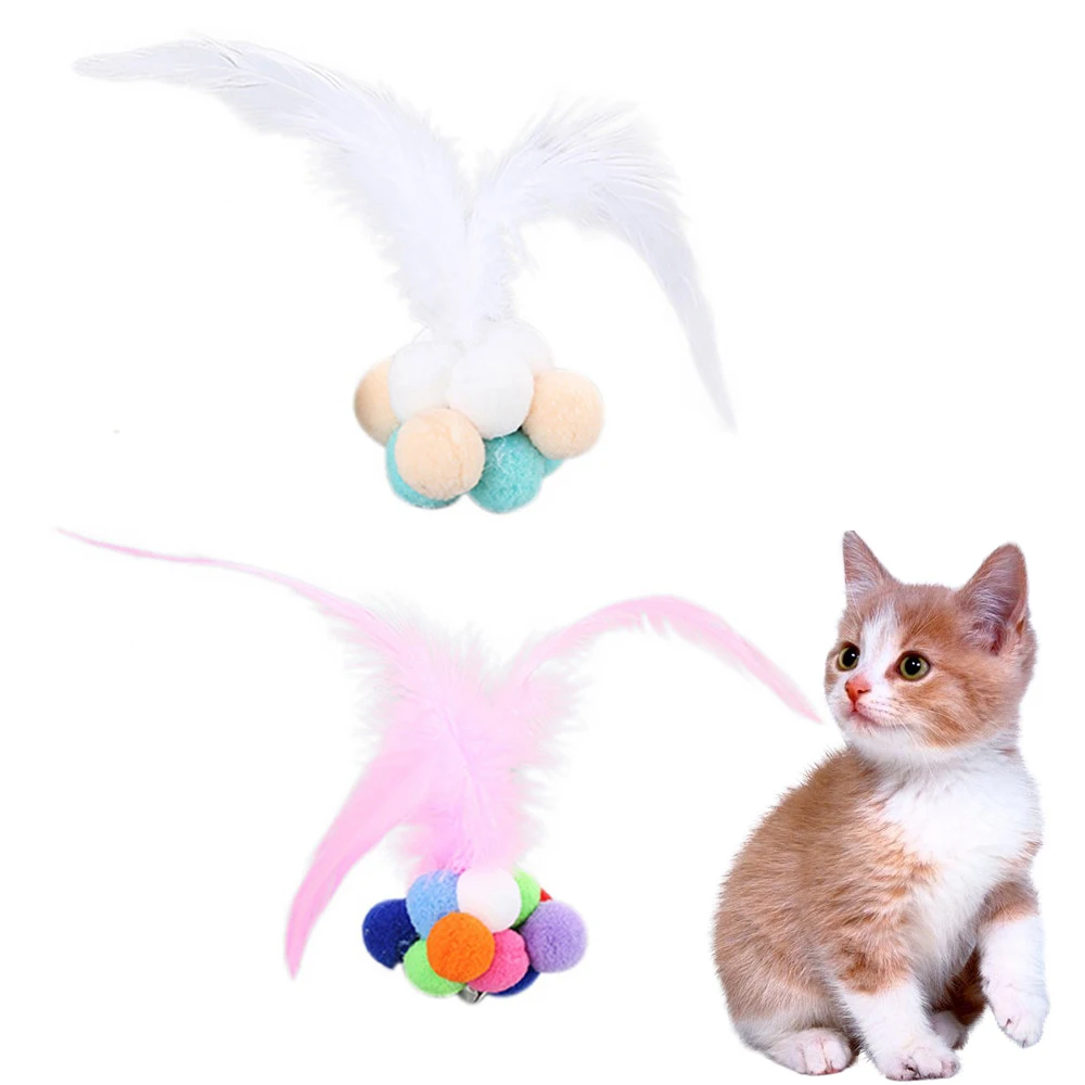 2 шт./лот Когтеточка для когтеточки игрушки кошек в рулоне мяч колокольчик звук