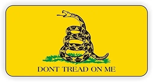 Для Gadsden Flag не наклеивайте на меня жесткую шляпу/наклейку/этикетку инструмент