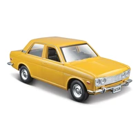 maisto 124 1971 datsun 510 yellow static die cast vehicles collectible model car toys