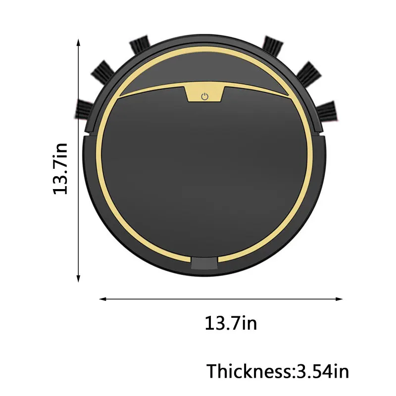 

2800PA Robot Vacuum Cleaner With Remote Control Sweep Wet Mopping Floors Carpet Washing Robot Vacuum Cleaner USB Charging