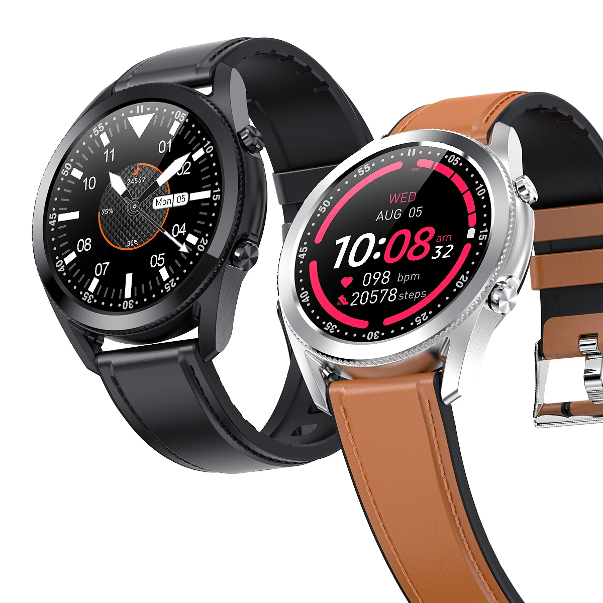 Смарт-часы модные мужские и женские несколько спортивный режим Bluetooth вызова