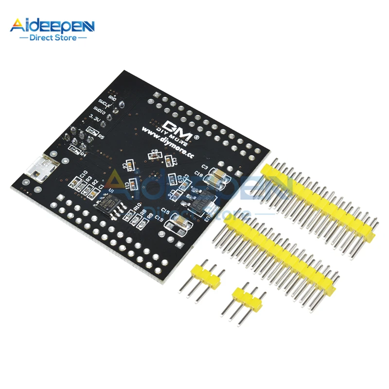 Мини STM32F103RBT6 ARM STM32 Системы модуль макетной платы Cortex-m3 IIC EEPROM РТК с украшением в