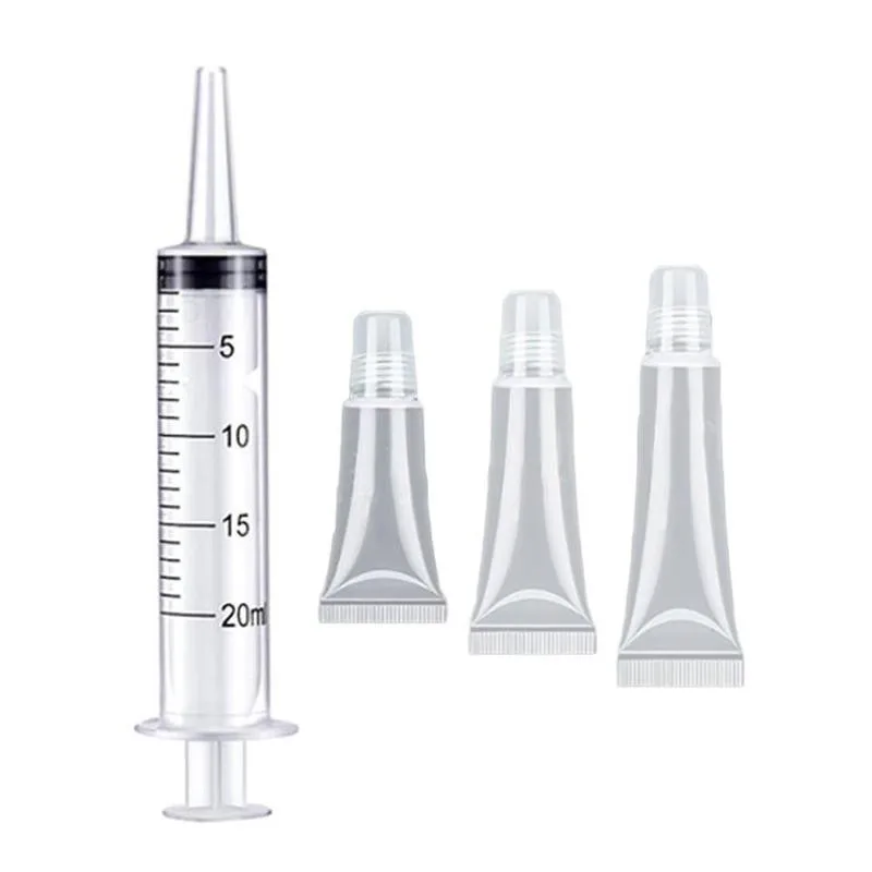 

1pc Empty Lipstick Tube Clear Soft Lip Gloss Container Refillable Lipgloss Tubes DIY Jars for Cosmetic Makeup