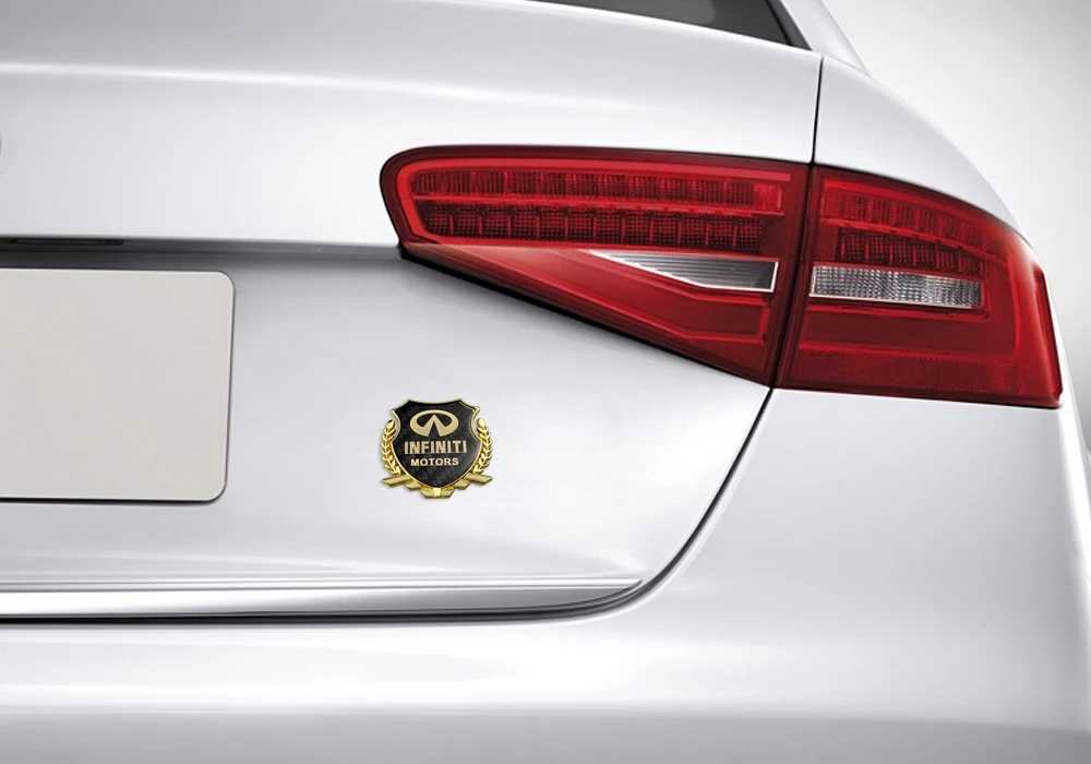 Эмблема из углеродного волокна для автомобильного стайлинга эмблема Infiniti FX35 Q50 Q45