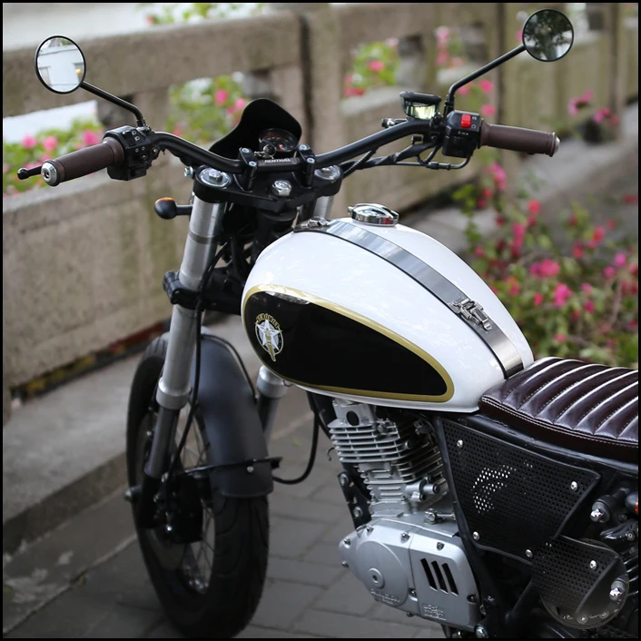 GN125 винтажный топливный бак масляный крышка классический замок мотоцикл