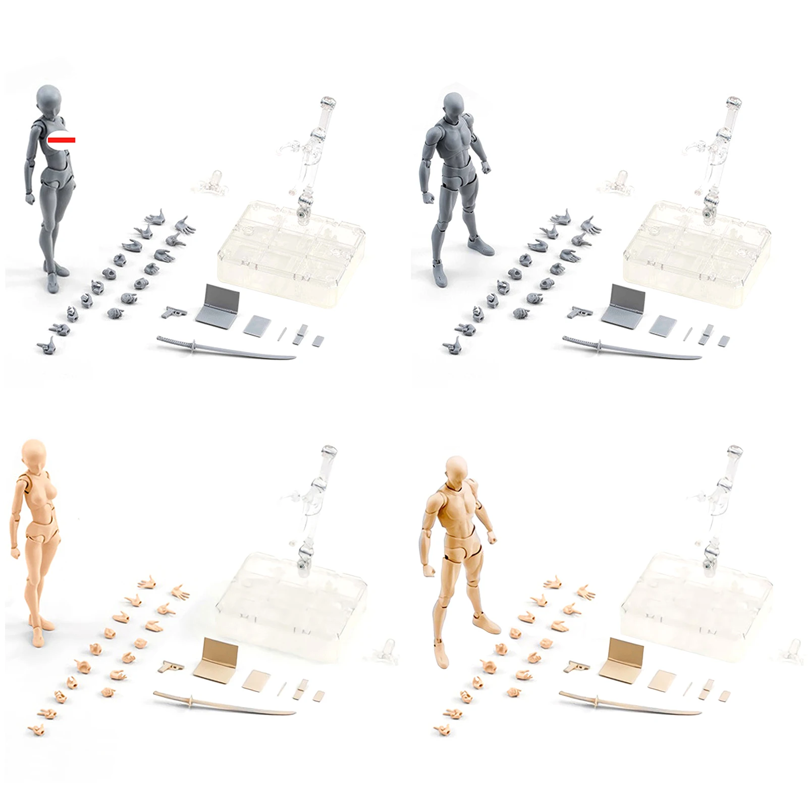 

Artist Art Painting Anime Figure Sketch Draw Male Female Movable Body Chan Joint Action Figure Toy Model Draw Serviceable