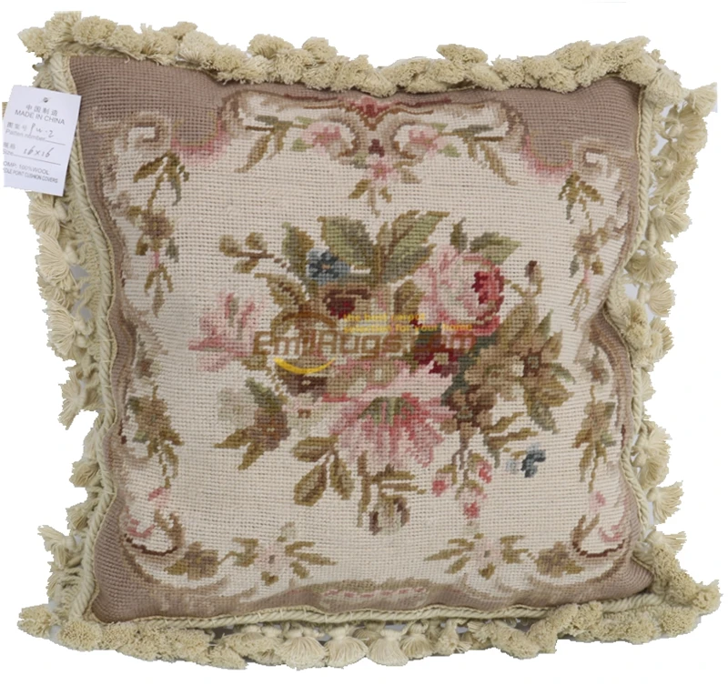 Охлаждающая память aubusson Подушка сиденья тканые чехлы на подушки домашний Чехол Подушка квадратная подушка - Цвет: pw-2 16x16
