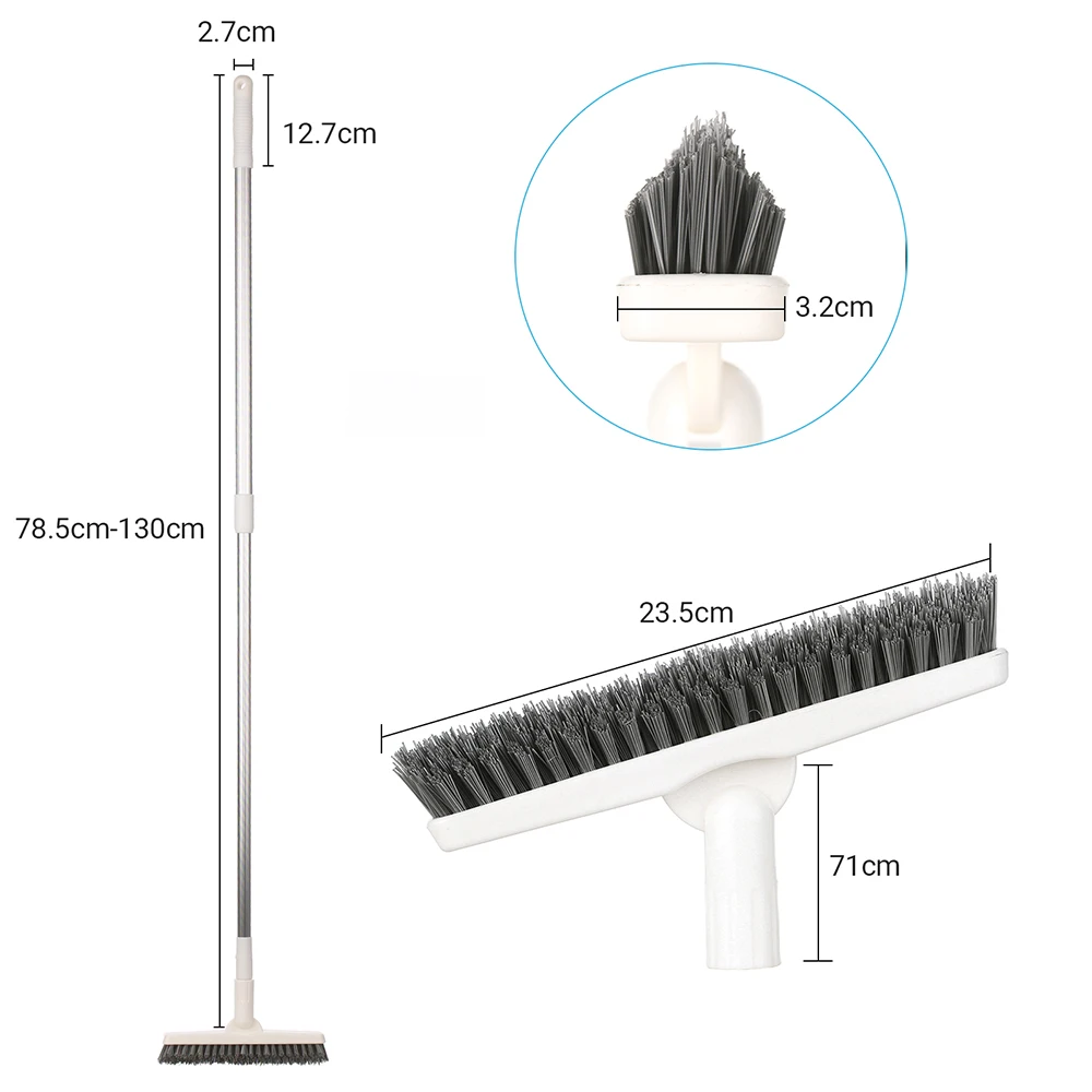 

Extension-type Nonslip Long Handled Scrub Brush Corner Brush Scrubber Floor Scrubber Brush Utility Cleaning Brush Extension Pole