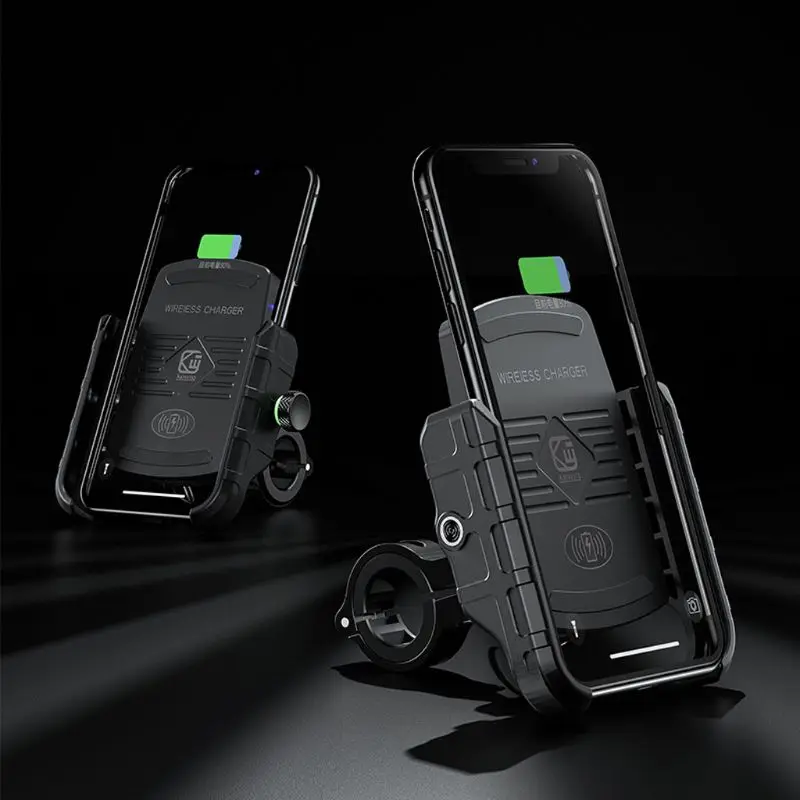 

Waterproof 12V Motorcycle Phone Qi Fast Charging Wireless Charger Bracket Holder Mount Stand for iphone Xs MAX XR X 8