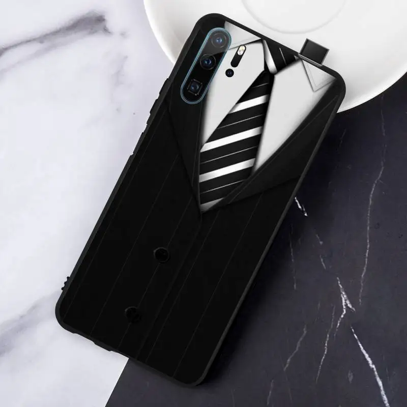 

homme chemise cravate Phone Case For Huawei honor Mate P 10 20 30 40 i 9 8 pro x Lite smart 2019 nova 5t