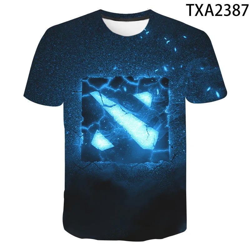 Новинка лета 2020 модная футболка Dota 2 с 3D принтом для игр уличная одежда мужчин