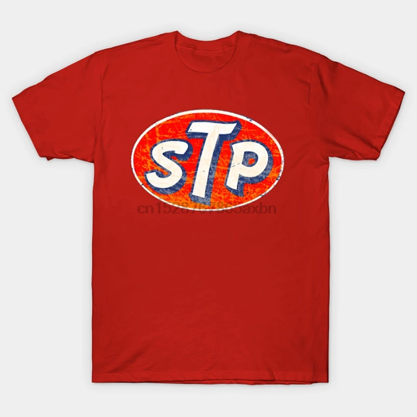 STP масло Treament футболка Stp мультфильмы Винтаж автомобиль Ретро гоночный stp