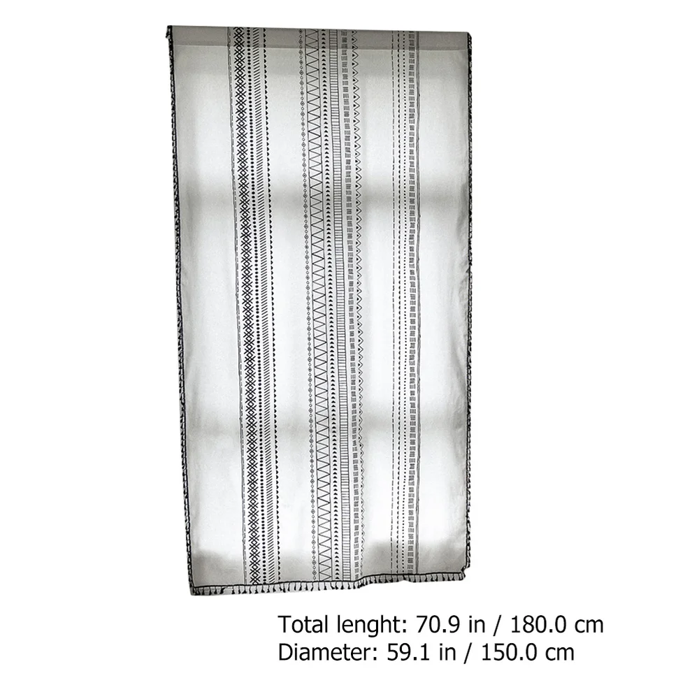 

Balcony Living Room Sheer Curtain Window Drape Decorative Bedroom Curtain