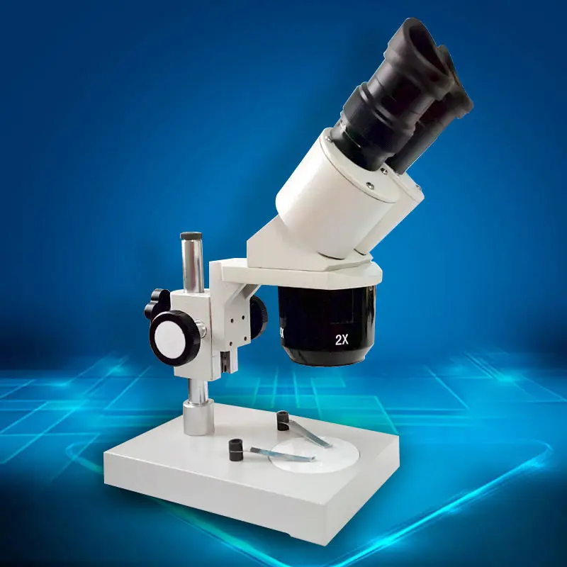 Бинокулярный стерео микроскоп 1X 3X цели пайки ремонт Microscopio с лампой WF10X WF15X WF20X окуляр опционально