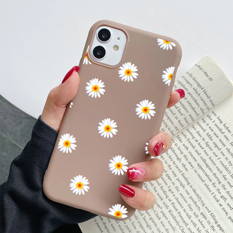 fashion cute daisy flower phone case for xiaomi mi a3 9 lite 9t poco x3 nfc f2 cover for redmi note 5 6 7 8 9 pro 9s 8t 9c 9a 8a free global shipping