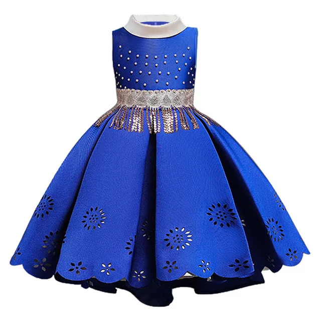 2019 Winter Christmas Dress Girls Wedding Party Elegant Tutu Princess Kids Dresses For Clothing vestidos 3-12 Years | Детская одежда и
