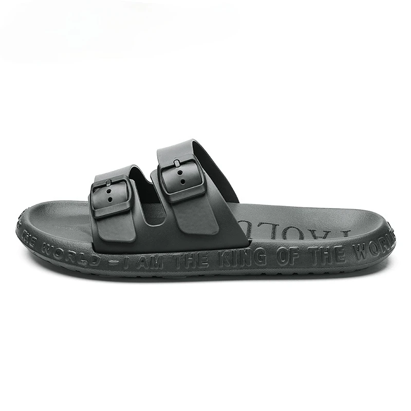 

2021 Summer Fashion Mens Indoor Slides Slippers for Men Non-slip Beach Casual Shoes Flip Flops Sandals Men Home Slipper size 45