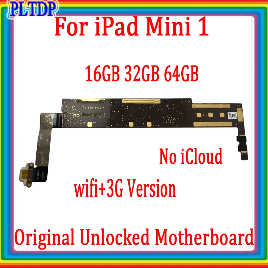 Хорошо работающая материнская плата для Ipad mini1 wifi версия и 3G разблокированная