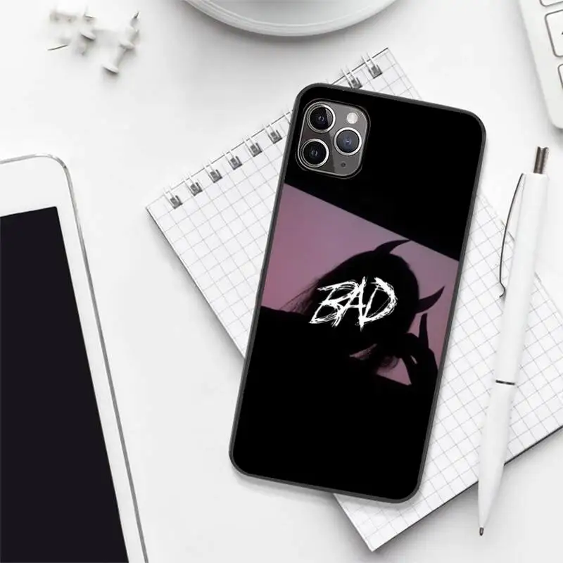 

I'm bad girl Bling Cute Phone Case for iPhone 7 8 11 12 Pro X XS XR Samsung A S 6 7 9plus 10plus 21s 71