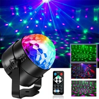 party lighting rgb dj disco ball lights sound activated strobe led projector lamp birthday party car bar karaoke christmas decor